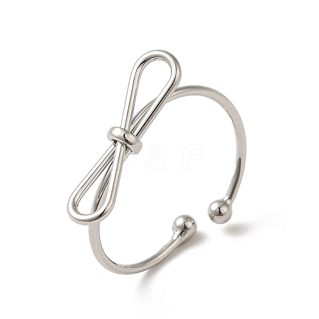 Brass Cuff Rings for Women RJEW-D026-04P-1