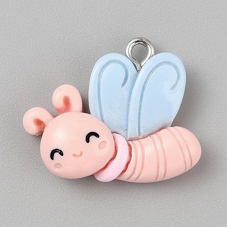 Opaque Resin Pendants RESI-CJC0020-37D-1