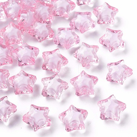 Transparent Acrylic Beads TACR-S152-02A-703-1