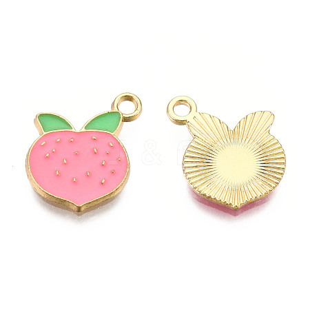 Light Gold Plated Alloy Charms ENAM-T009-08-1