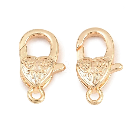 Brass Lobster Claw Clasps KK-H287-08I-G-1