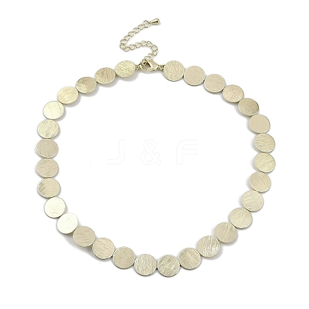 Brass Link Chain Necklaxes for Women NJEW-F475-04G-02-1