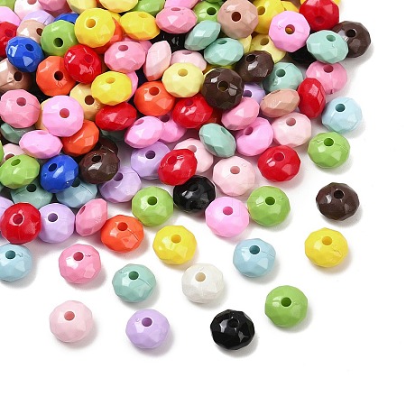 Opaque Acrylic Beads OACR-H058-12-1