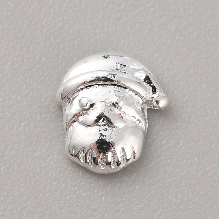 Christmas Theme Alloy Cabochons DIY-WH0430-074P-S-1