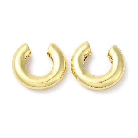 Rack Plating Brass Cuff Earrings for Women EJEW-F315-01G-1