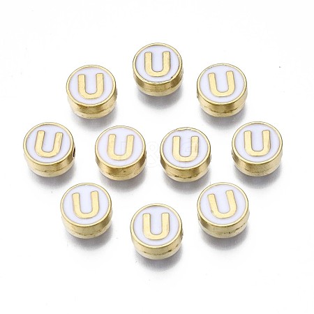 Alloy Enamel Beads ENAM-N052-006-01U-RS-1