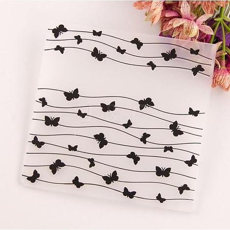 Plastic Fondant Stencil DIY-WH0221-04H-1