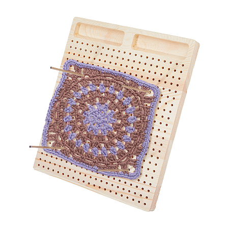 Rectangle Wood Crochet Blocking Board DIY-BC0013-51B-1