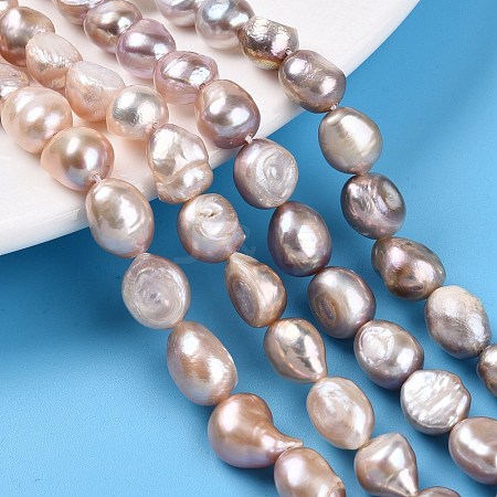 Natural Cultured Freshwater Pearl Beads Strands PEAR-N014-08D-02-1