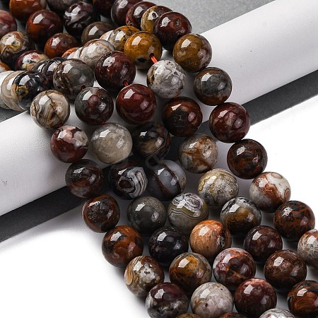 Natural Mexico Crazy Agate Beads Strands G-L615-A01-04-1