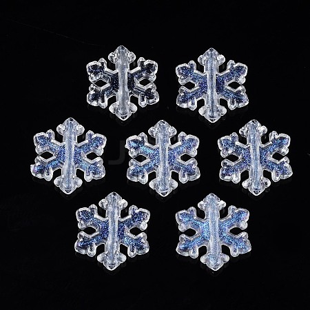Transparent Acrylic Beads TACR-FH0001-14-1