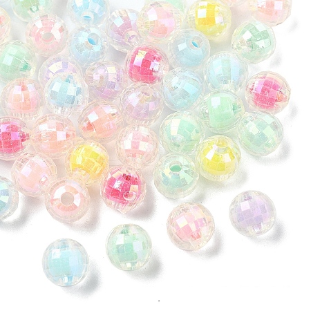 50Pcs Transparent Acrylic Beads TACR-YW0002-27-1