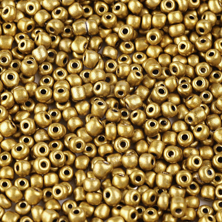 (Repacking Service Available) Baking Paint Glass Seed Beads SEED-C024-B-K30-1