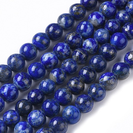 Natural Lapis Lazuli Beads Strands G-I258-01-1