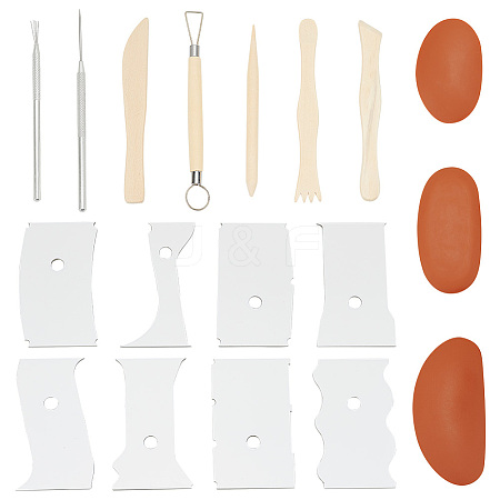 Clay Tools Kits DIY-FG0005-67A-1