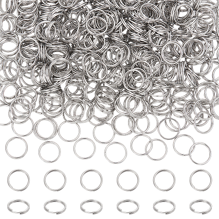 Unicraftale 304 Stainless Steel Split Rings STAS-UN0017-52P-1