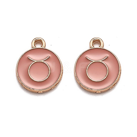 Alloy Enamel Pendants ENAM-S124-01B-11C-1