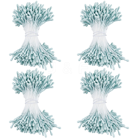 Gypsum with Cotton Cord Artificial Flower Core DIY-WH20007-36A-06-1