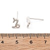 S925 Sterling Silver Stud Earrings EJEW-K303-01S-10-5