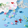 72Pcs 12 Colors Transparent Glass Beads DGLA-TA0001-53-7