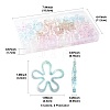 20Pcs 5 Colors Plated UV Acrylic Beads TACR-FS0001-66-4