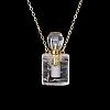 Natural Quartz Crystal Perfume Bottle Pendant Necklace PW-WG2A891-22-1