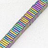 Electroplate Non-magnetic Synthetic Hematite Heishi Beads Strands G-J171A-4x4mm-01-3
