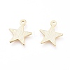 Brass Charms KK-G397-04G-2