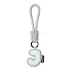 PU Leather Letter Pendant Decoration HJEW-YWC0002-001J-1