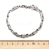 304 Stainless Steel Link Chain Bracelets BJEW-D379-09P-3