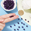 100Pcs Natural Amethyst Beads G-SP0001-22B-4
