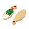 304 Stainless Steel Enamel Charms STAS-C137-03B-G-2