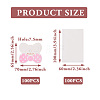 100Pcs Foldable Bowknot Paper Hanging Header CDIS-TA0001-21-3