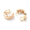 Rack Plating Brass Hoop Earrings EJEW-S241-14G-2