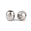Smooth 304 Stainless Steel Beads STAS-Q146-P-4