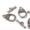 Tibetan Silver Toggle Clasps X-AC2014-NF-2
