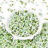 Opaque & Transparent Inside Colours 6/0 Glass Seed Beads SEED-F004-4mm-04-2