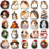 50Pcs Cute Cartoon Animal Guinea Pig Graffiti Paper Stickers PW-WG997B2-01-4