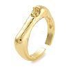 Rack Plating Brass Open Cuff Ring Settings KK-Z071-32G-1