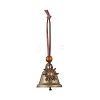 Iron Bell & Tibetan Style Alloy Sun Pendant Decorations HJEW-JM03369-2