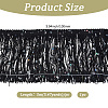 5M Polyester Tassel Lace Ribbon OCOR-GF0006-48A-2