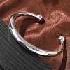 304 Stainless Steel Cuff Bangles BJEW-S161-08P-1