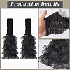 Polyester Ruffle Layered Patchwork Leg Sleeves AJEW-WH20042-75A-5