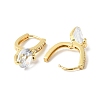 Clear Cubic Zirconia Diamond Hoop Earrings EJEW-G312-06G-3