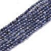 Natural Sapphire Beads Strands X-G-S361-2mm-009-1