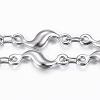 304 Stainless Steel Bar Link Chains CHS-H009-16P-1
