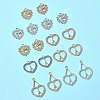 18Pcs 9 Styles Rack Plating Alloy Pendants FIND-FS0003-10-7