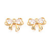Brass Micro Pave Cubic Zirconia Charms KK-N263-79A-G-1