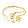 Brass Cuff Bangles for Women BJEW-D455-02G-4
