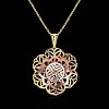 (Jewelry Parties Factory Sale)Fashion Brass Pendant Necklaces NJEW-BB23095-7